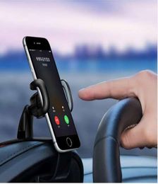 Yasoko Car Telefoonhouder Universal Car Dashboard Mobiele telefoon GPS Mount Holder Stand HUD Design Telefoon Cradle Clip CarStyling4814439