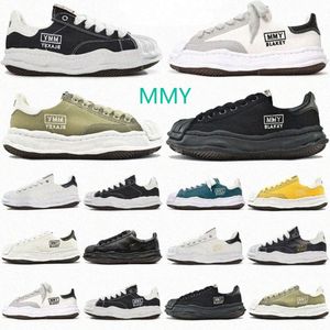 Yasuhiro Maison Mihara randonnée chaussures en toile embout MMY MiharaYasuhiro Blakey noir blanc hommes femmes coupe basse pour Shell Skate cuir jogging baskets chaussures de course