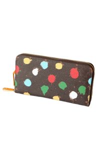 Yayoi Kusama serie Dames Lange Portemonnee GESCHILDERDE DOTS Louisity Zippy Heren Vuttonity Portefeuilles Kaarthouder Portemonnee Designer Mini Clut283m