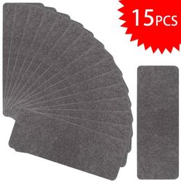 yazi 15pcs tapis d'escalier antidérapant tapis de protection de sol auto-adhésif absorbant l'eau tapis pour salon245d