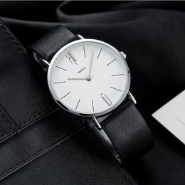 Yazole Top marque de luxe hommes montre en cuir montres à Quartz hommes d'affaires montre-bracelet horloge décontractée Relogio Masculino