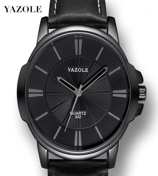 Watch de Yazole Fashion Luxury Luxury Leather Water Water Watches For Men Reloj Hombre Watches para hombres Relojes de hombres casuales16420067