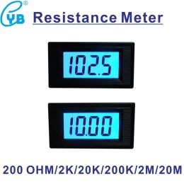 YB5135RD LCD Digital Ohmmètre Resistance METTER METTER METTER IMPEDANCE METTER TESTER 0-200 OHM 2K 20K 200K 2M 20M OHMMETRO