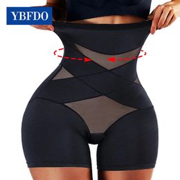 YBFDO femmes Shapewear taille haute Shorts ventre minceur corps Shaper taille formateur bout à bout sans couture ventre plat culotte poids 240322