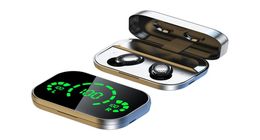 YD04 TWS Oordopjes Bluetooth 53 Gaming-hoofdtelefoon Spiegel Echte draadloze oortelefoon Ruisonderdrukking voor sport LED-batterij Dis2070166
