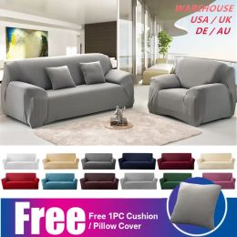 Ja Mart vaste kleuren bankafdekkingen voor woonkamer elastische bank deksel hoek bank cover sofa slipcovers stoel meubels beschermer