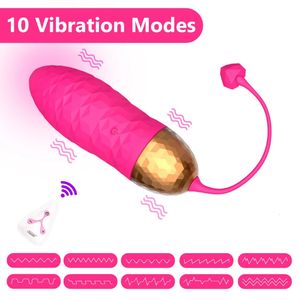 YEAIN Oeuf Vibrant Télécommande Sex Toys pour Femmes Clitoris G-Spot Stimulateur Anal Vagin Boules de Massage Masturbateur Féminin 240312