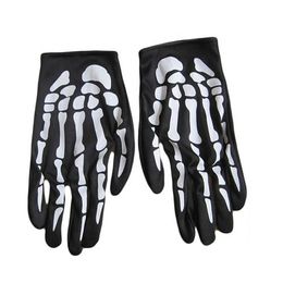 Feestartikelen Yeduo Halloween Horror Skeleton Ghost Claw Handschoenen