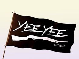 Yee yee vlag 3x5ft 100D polyester 3x5ft polyester stof voor hangende nationale festivalclub 5746117