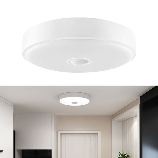 Yeelight AC220-240V 10W 28LED Luz de techo Sensible IR Sensor de movimiento Control de luz para pasillo Pasillo Escalera Comedor Dormitorio Sala de estar