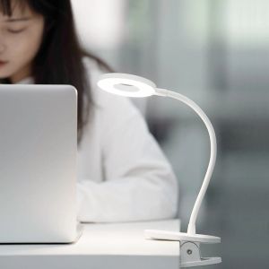 Lampe à clip LED Yeeelight Mini USB rechargeable 3 modes 5W 360Deges Table de bureau ajusté Lampe pour Xiaomi Smart Home
