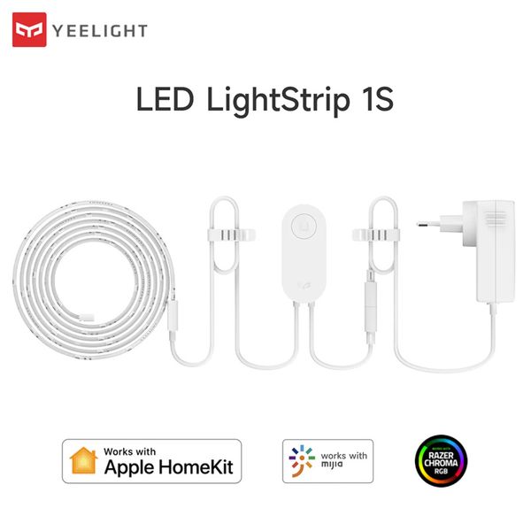 Yeelight RGB Lightstrip 1s Intelligent Light Strip Band Smart Home Phone application wifi wifi Lamb Colorful LED 2m to 10m 16 millions 60 LED