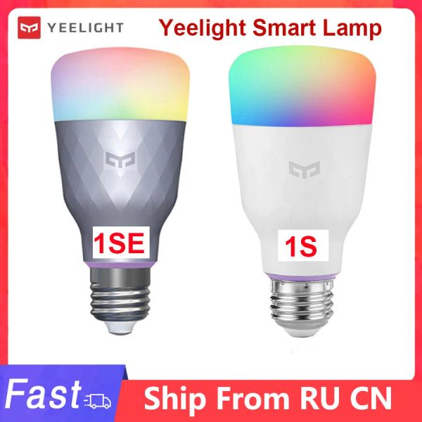 Yeelight Smart LED Bulbe Smart Lamp 1S / 1Se Colorful Lamp 800/650 Lumens E27 pour Apple Homekit MI Home App Google Assistant