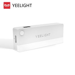 Yeelight Wardrobe Light Charging Free Wire Induction Light On Automatic Wine Cabinet Shoe Cupboard Takeout Box Drawer Light