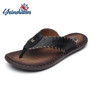 YEINSHAARS nouveauté été hommes tongs haute qualité sandales de plage anti-dérapant hommes pantoufles Zapatos Hombre chaussures décontractées hommes