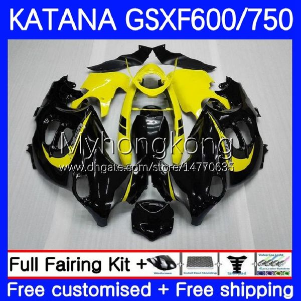 Kit de carrosserie pour SUZUKI KATANA GSXF750 GSXF 600 750 CC GSX600F 03 04 05 06 07 18No.51 600CC GSX750F GSXF-750 GSXF600 750CC 2003 2004 2005 2006 2007 OEM Carénages