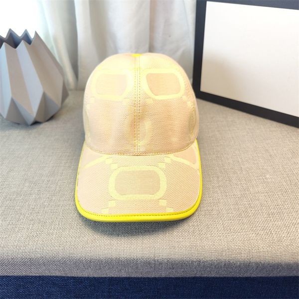 Chapeaux de seau jaunes Designers pleines grandes lettres Casquettes de baseball Casquettes de rue de mode décontractée pour hommes femmes été voyage vacances parasol chapeaux de soleil