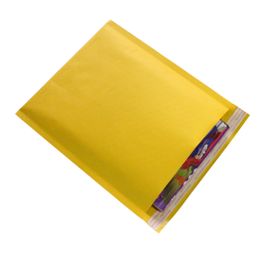 Enveloppe de bulle de couleur jaune pour les fournitures de petites entreprises
