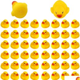 Gele Eenden Badspeelgoed Ducky Badspeelgoed Voor Kinderen Zweven En Piepen Mini Kleine Douche Verjaardagsfeestje Levert Drop Delivery