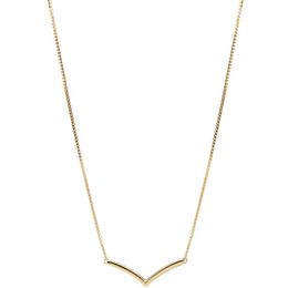 Geel goud vergulde gepolijste wishbone ketting met originele doos voor pandora sterling zilveren hanger ketting kettingen voor vrouwen meisjes bruiloft designer sieraden