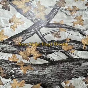 JAUNE FEUILLE REALTREE CAMO VINYLE WRAPPING DECAL Bulle Nature Chasse Pour Camion Jeep Car Styling270T