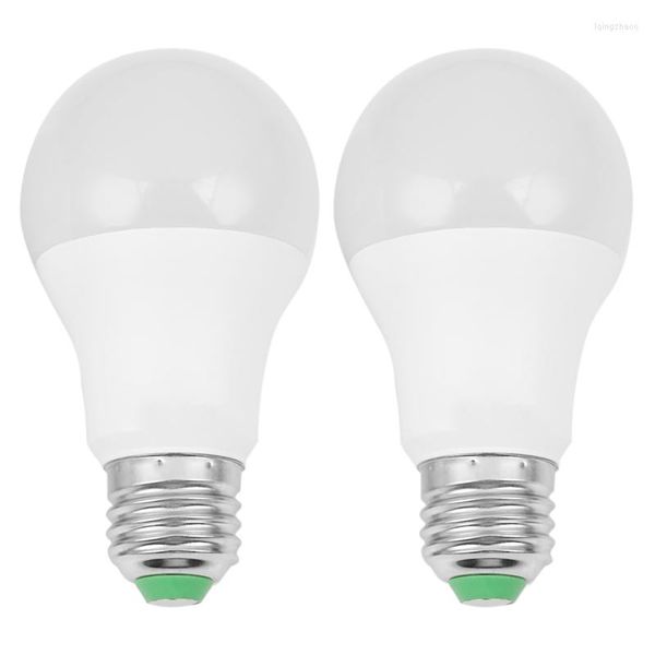 Bombilla LED amarilla contra insectos 7W 60W Bombillas equivalentes al anochecer al sensor inteligente E26 2000K Encendido / apagado automático