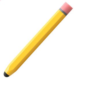 Bolígrafo capacitivo amarillo/rosa, lápiz óptico Universal Retro para tableta, PC, teléfono inteligente, iPad, iPhone, Samsung, pantalla táctil