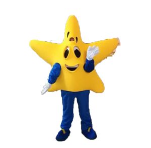 Jaune étoile accessoires mascotte Costume Halloween noël fantaisie fête dessin animé personnage tenue Costume adulte femmes hommes robe carnaval unisexe adultes