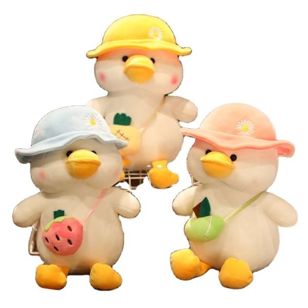Jouet Toy Animaux en peluche Jouets Softs Kids Girls Ordin de Noël Cadeaux en peluche Duck avec chapeau