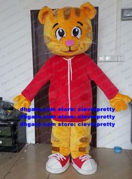 Disfraz de mascota de gato salvaje amarillo, gatito, ocelote caracal, personaje de dibujos animados para adultos, exposición educativa, saluda a los invitados zx1044