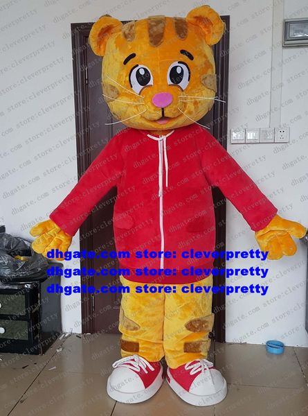 Costume de mascotte de chat sauvage jaune, Caracal Ocelot, chaton, personnage de dessin animé pour adultes, exposition éducative, accueille les invités zx1044