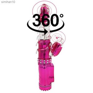 YEMA 360 Degrés Swing G Spot Lapin Gode Vibrateur Clitoris Stimulateur Adulte Sexy Machine Marchandises Sex Toys pour Femme Produit Boutique L230518