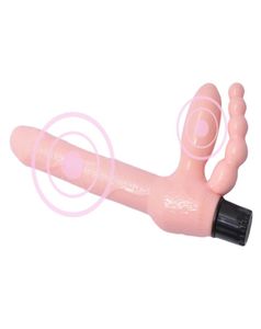 YEMA Siliconen Realistische Dubbele Dildo Vibrator Vagina Anale G-spot Strapon Erotische Volwassen Speeltjes voor Vrouw Lesbisch Paar sex Shop Y9879021