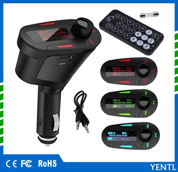 Yentl Car Player USB USB SD MMC Digital Remote Control Music Carger Wireless MP3 Kit FM Transmisor Receptor 5637309