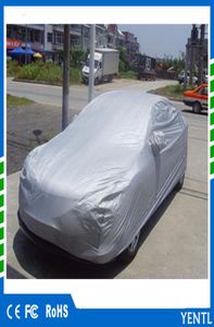 YENTL Volledige autohoes Ademend UV-bescherming Anti-stof en krassen Vlamvertragende schilden Multi-size voor meer auto's logo out6654468