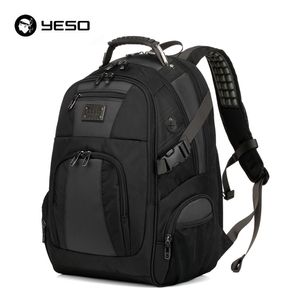 Yeso Mochila para computadora portátil de gran capacidad Hombres multifunción impermeable 15.6 pulgadas para adolescentes Viajes casuales de negocios 210911