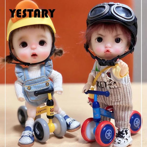 YESTARY maisons de poupée jouets 1/12 Bjd accessoires de poupée Obitsu 11 meubles de maison de poupée 1/8 poupée mode Balance vélo pour filles cadeau 231225