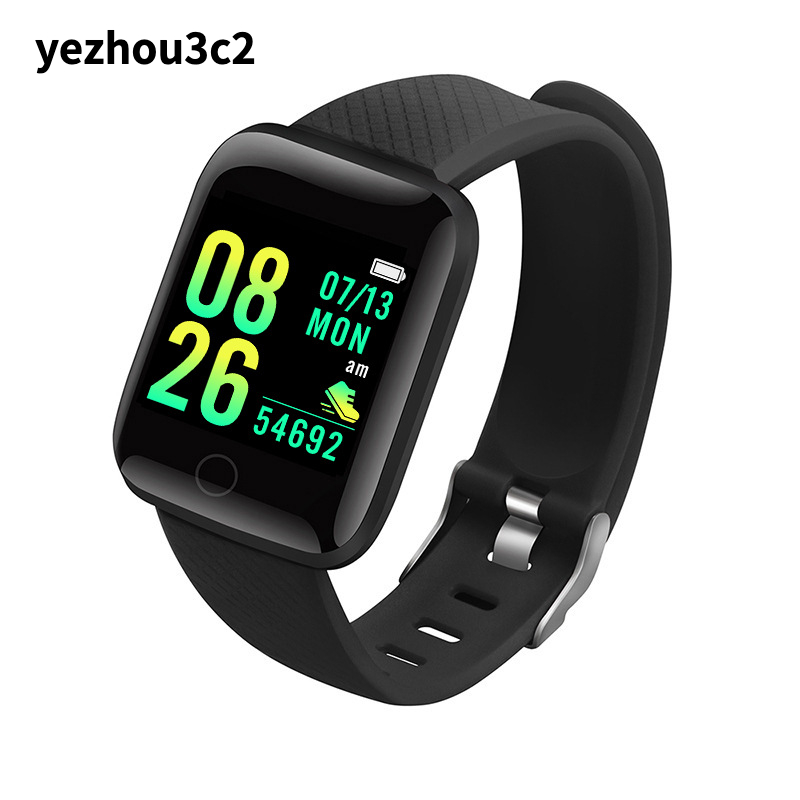 YEZHOU2 116 plus Bracciale intelligente bluetooth smartwatch Bracciale completo Android D13 Schermo a colori Sport Conteggio passi Promemoria Frequenza cardiaca orologio intelligente Pressione sanguigna