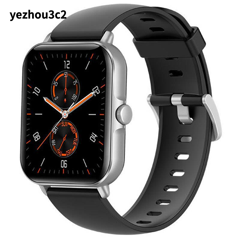 Yezhou2 L21 2022 bästa smart klocka med Bluetooth som ringer 1.69 tum färgskärm röstassistent blodtryck hjärtfrekvens