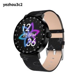 Yezhou2 M11 Bluetooth Personaliseerde Circle Smart Watch met touchscreen roeping NFC Sports Hearth Heart Rate bloeddruk voor iPhones