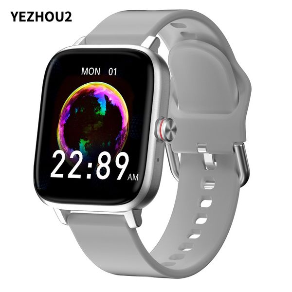 YEZHOU2 Nouvelle montre intelligente populaire I13 or et gris pour homme avec iOS et Android Mode 1.69 Grand écran Da Fit Bluetooth Appel Message/Téléphone Push