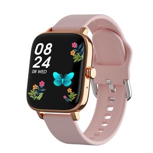 Yezhou2 Telefoon I13 Gold en Gray Smart Watch voor man met iOS en Android Fashion 1.69 Groot scherm DA Fit Bluetooth -oproepbericht/telefoon Push