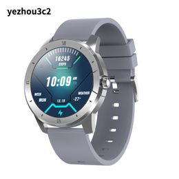 Yezhou2 Round Dial Bluetooth herinnert IP68 Engels Smart Watch met het bellen van Smart Bracelet kan naar muziek luisteren voor Android en iOS