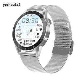 Yezhou2 T3Pro Big Size Round Round Shape Screen Dial Stijlvol Smart Watch met Bluetooth bellen Hartslagsporten Offline Betaling Band NFC BLOOD Sugar