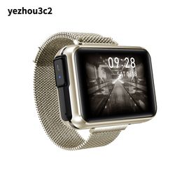 Yezhou2 T91 2 in 1 Digital Sports Smart Watch met oordopjes Bracelet Bluetooth TWS-headset Twee-in-één bloedsuikerverlener oortelefoon voor vrouwen en mannen