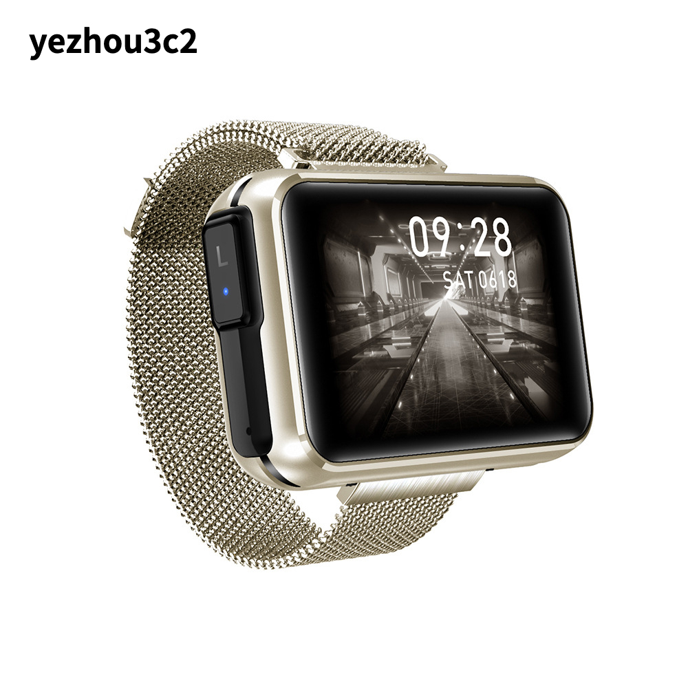 Yezhou2 t91 2 в 1 цифровые спортивные часы с умными часами с наушниками Braclet Bluetooth Tws Гарнита двух в одном сахарном сахаре для женщин и мужчин