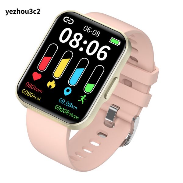 Reloj de teléfono móvil Yezhou2 Wrist Smart Watch con brazalete Touch 1.69 pulgadas HD Sleep Heart Heart Track Monitoreo de presión arterial Monitoreo