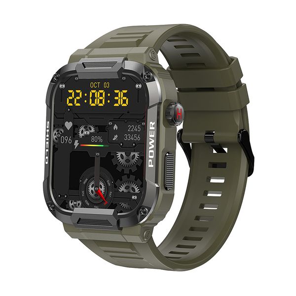 Reloj ultrainteligente YEZHOU3 Mk66 para hombre, llamadas Bluetooth, batería grande de 400mah, asistente de voz, pulsera inteligente, reloj deportivo android
