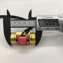 YF-B5 3/4 "Brass Water Flow Sensor Turbinemeter Magnetische Hall Effect NPN-puls