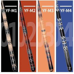 YFEN 57 Technologie en fibre de carbone 1/2 Stick de repère de billard 12,5 mm Case de support d'extension 240403